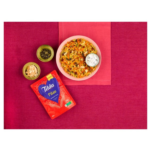Tilda Pilau Basmati Microwave Rice 250g (British brand)