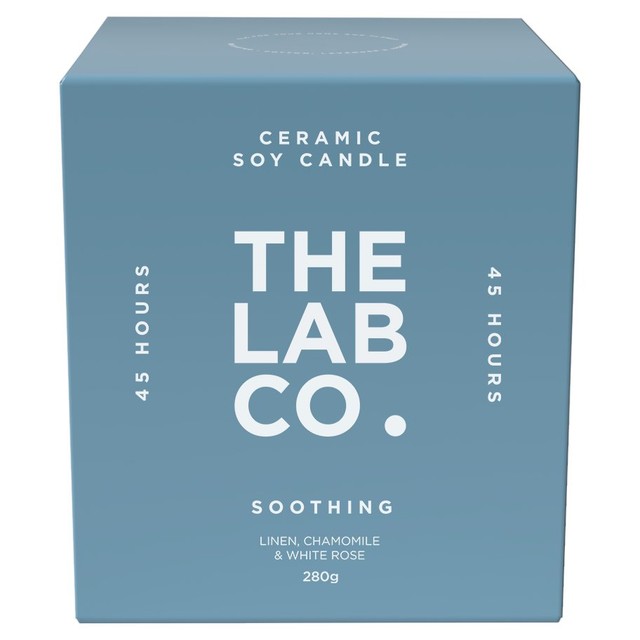 The Lab Co. Soothing Wellbeing Ceramic Candle (British brand)