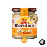Meridian smooth cashew butter 170g, imported from the UK