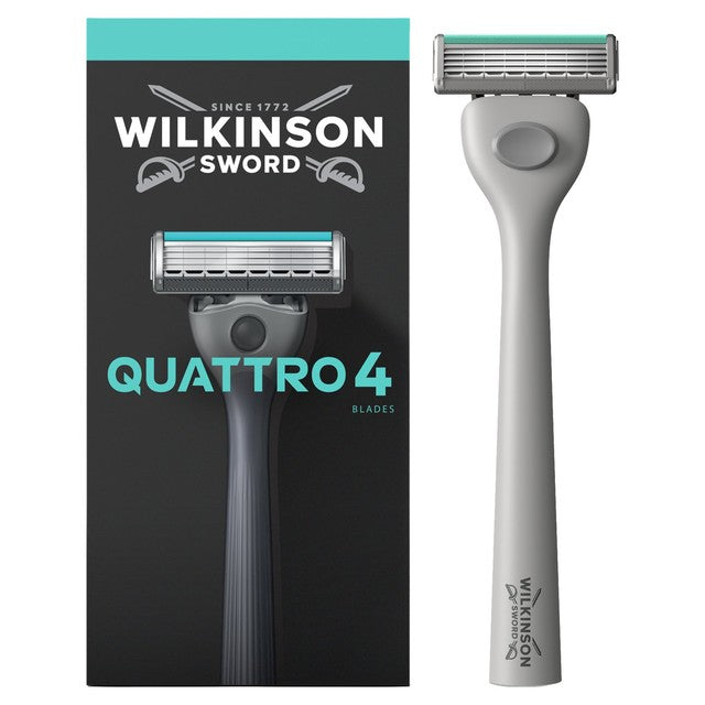 Wilkinson Sword Quattro men's razor refills (British brand)