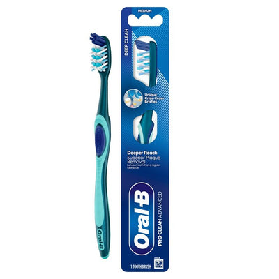 M&S Oral-B Pro Clean Advanced Medium Toothbrush- Buy online at McGrocer