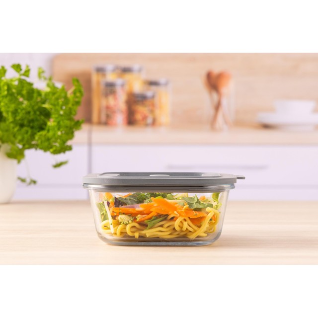Kilner square glass storage container 0.8 litre, UK version