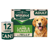 M&S Winalot Classics Mixed in Jelly Lamb & Turkey Wet Dog Food 12 x 400g- Buy online at McGrocer