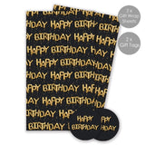 M&S Abacus Birthday Balloons Gift Wrap Sheets and Tags Gift Wrap Pack 2 Pack- Buy online at McGrocer