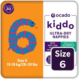 Ocado Kiddo Ultra-Dry Babywindeln Größe 6 (13-18 kg)