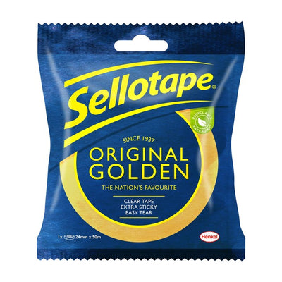 Sellotape Original Golden 24mm Klebeband 50m