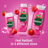 Radox Feel Radiant mineral therapy shower gel, UK version