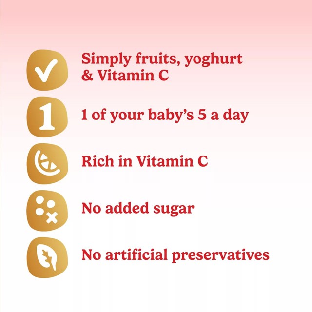 Cow & Gate forest fruit smoothie baby pouch 100g - British product