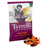 Tyrrells balsamic vinegar & sea salt vegetable crisps 125g (British brand)