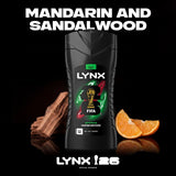 Lynx Africa shower gel 225ml, UK version