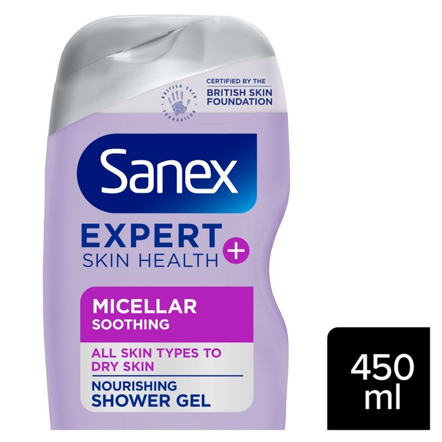Sanex Soothing Shower Gel 450ml (British brand)