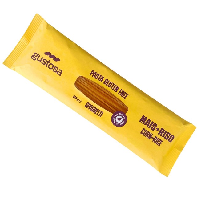 Gustosa gluten free spaghetti organic corn and rice, UK version