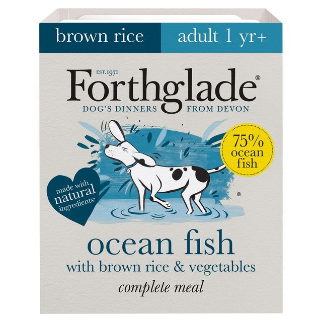 Forthglade wet dog food ocean fish with veg 395g - British product