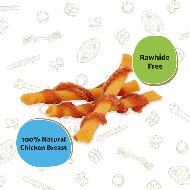 Good Boy chicken and sweet potato stick chew dog treats 90g, UK version