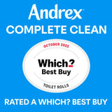 Andrex Complete Clean toilet rolls 4 rolls - British product