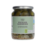 M&S pickled gherkins 650g, imported from the UK