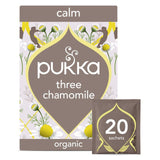 M&S Pukka Herbs Organic Three Chamomile Tea Home-Compostable Herbal Tea Bags 20 Bags- Buy online at McGrocer