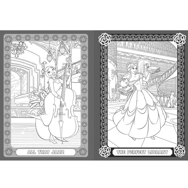 Igloo Books Disney Princess colouring book with stickers (British brand)