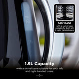 Tower Solitaire kettle 1.5L black, UK version