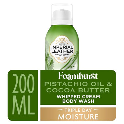 M&S Imperial Leather Foamburst Triple Day Moisture Pistachio Oil & Cocoa Butter Shower Gel 200ml- Buy online at McGrocer