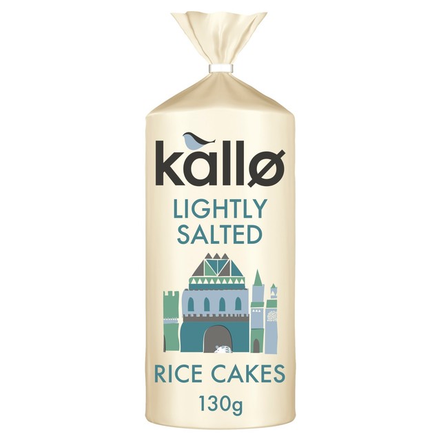Kallo Lightly Salted Wholegrain Rice Cakes 130g, UK version