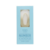 M&S number 0 candle, imported from the UK