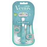 M&S Gillette Venus Sensitive Women's Disposable Razors Pack of 3- Buy online at McGrocer