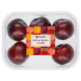 Ocado Ripe & Ready Plums Fresh Fruit 5 per pack