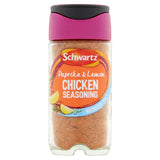 Schwartz Paprika and Lemon Chicken Seasoning Reduced Salt 43g jar (British brand)