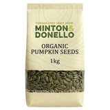 Minton & Donello organic pumpkin seeds 1kg, imported from the UK