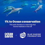 OceanSaver non-bio laundry detergent sheets 60 pack, imported from the UK