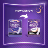 Always Discreet Ultimate Night Incontinence Pads 6 pack - British product