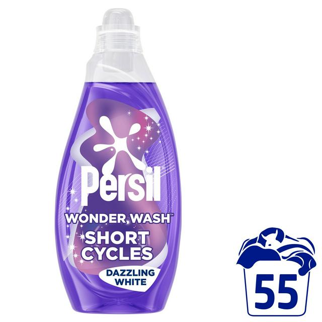 Persil Wonder Wash Liquid Detergent Dazzling White 55 Washes 1485L