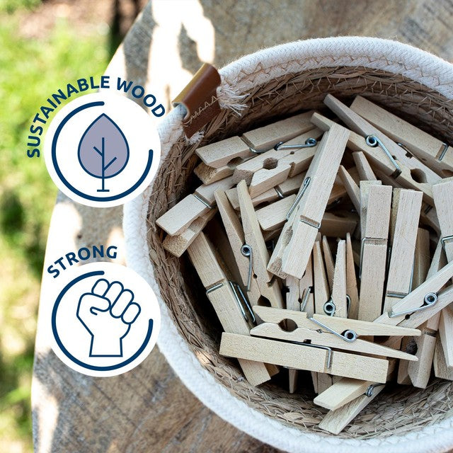 Sorbo wooden pegs pack of 36 (British brand)
