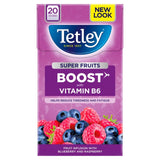 Tetley Super Fruit Tea Blueberry Raspberry 20 bags (British brand)