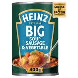 M&S Heinz Big Soup Sausage & Vegetable Canned Soup 400g- Buy online at McGrocer