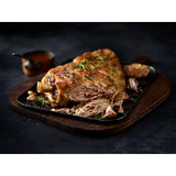 M&S lamb gravy with red wine in a pot, gluten-free - British product