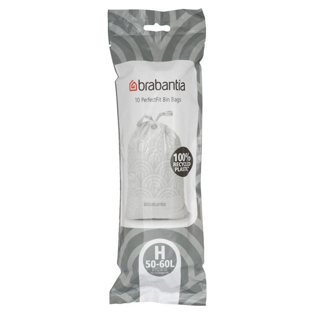 Brabantia H bin liners 50-60L - British product