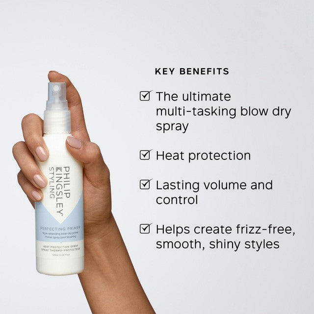 Philip Kingsley Heat Protection Spray 125ml, imported from the UK