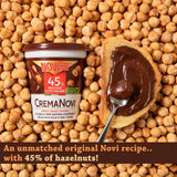 Novi Hazelnut and Chocolate Spread 200g, imported from the UK