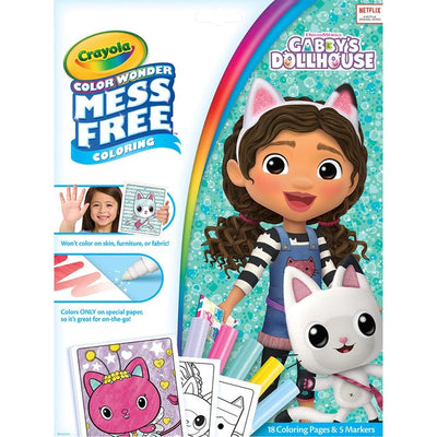 M&S Vivid Imaginations Crayola Gabby's Dollhouse Colour Wonder Mess-Free Colouring Activity Set- Buy online at McGrocer