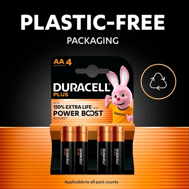Duracell AA battery pack 8 pack - British product