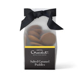 M&S Hotel Chocolat Salted Caramel Chocolate Puddles Milk Chocolate Snacks 115g- Buy online at McGrocer