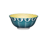 M&S KitchenCraft Leafy Green Print Ceramic Serving Bowls 16cm- Buy online at McGrocer