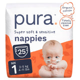 Pura Size 1 newborn nappies, imported from the UK