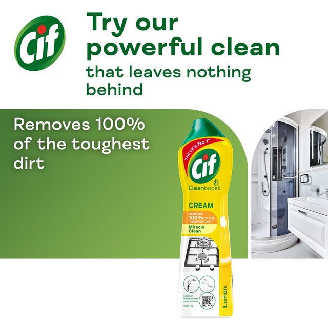 Cif lemon cream cleaner 500ml - British product