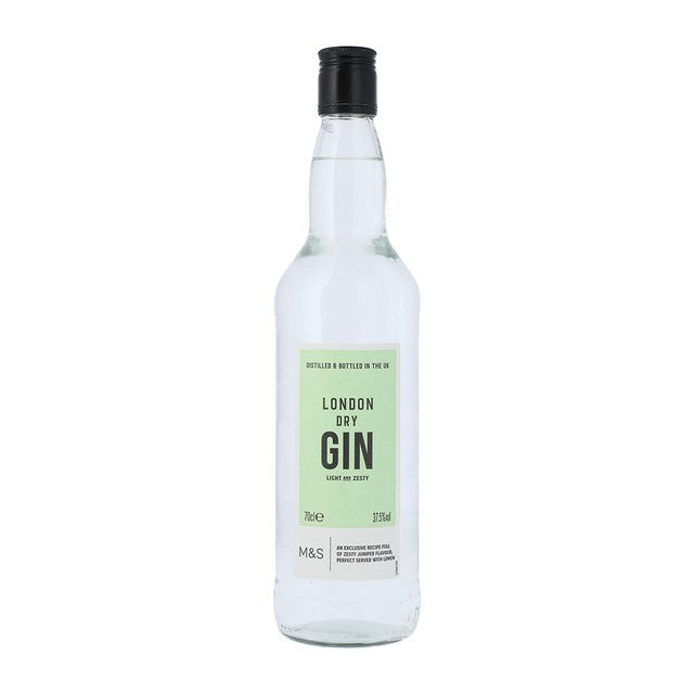 M&S London Dry Gin Bottle 70cl, imported from the UK