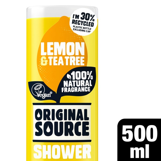 Original Source Lemon and Tea Tree Shower Gel 500ml, imported from the UK