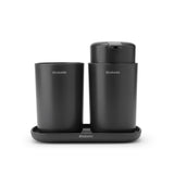M&S Brabantia Bathroom Accessory Set of 3 Dark Grey- Buy online at McGrocer