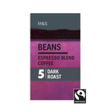 M&S M&S Espresso Roasted Arabica Coffee Beans with Chocolate & Dates Notes 454g- Buy online at McGrocer